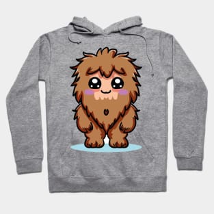 Cute Kawaii Bigfoot Sasquatch Wild and Free Hoodie